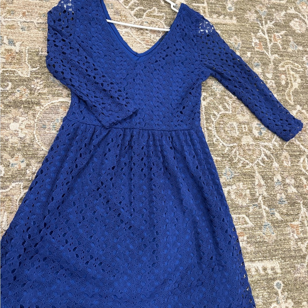 Blue Rain Royal Lace Top